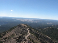 The hike to Mt. Washburn